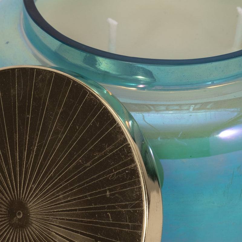 5" 23 Oz Verbena Luster Lidded Candle - Al Rugaib Furniture