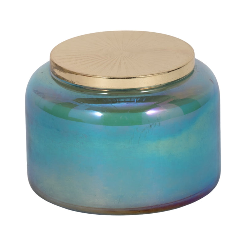 5" 23 Oz Verbena Luster Lidded Candle - Al Rugaib Furniture