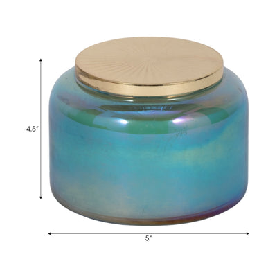 5" 23 Oz Verbena Luster Lidded Candle - Al Rugaib Furniture