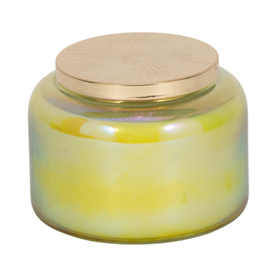 5" 23 Oz Verbena Luster Lidded Candle - Al Rugaib Furniture