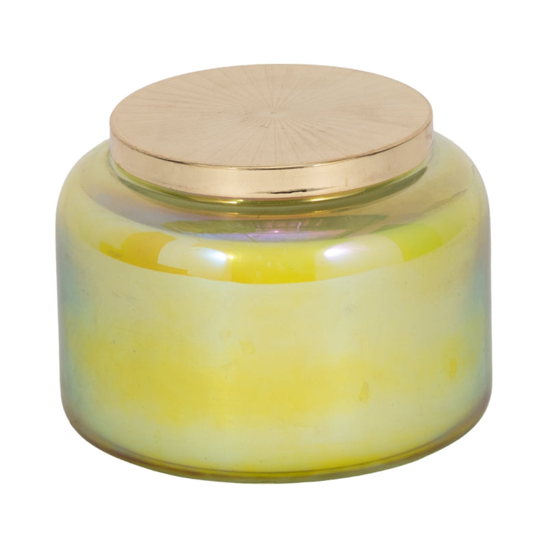 5" 23 Oz Verbena Luster Lidded Candle - Al Rugaib Furniture