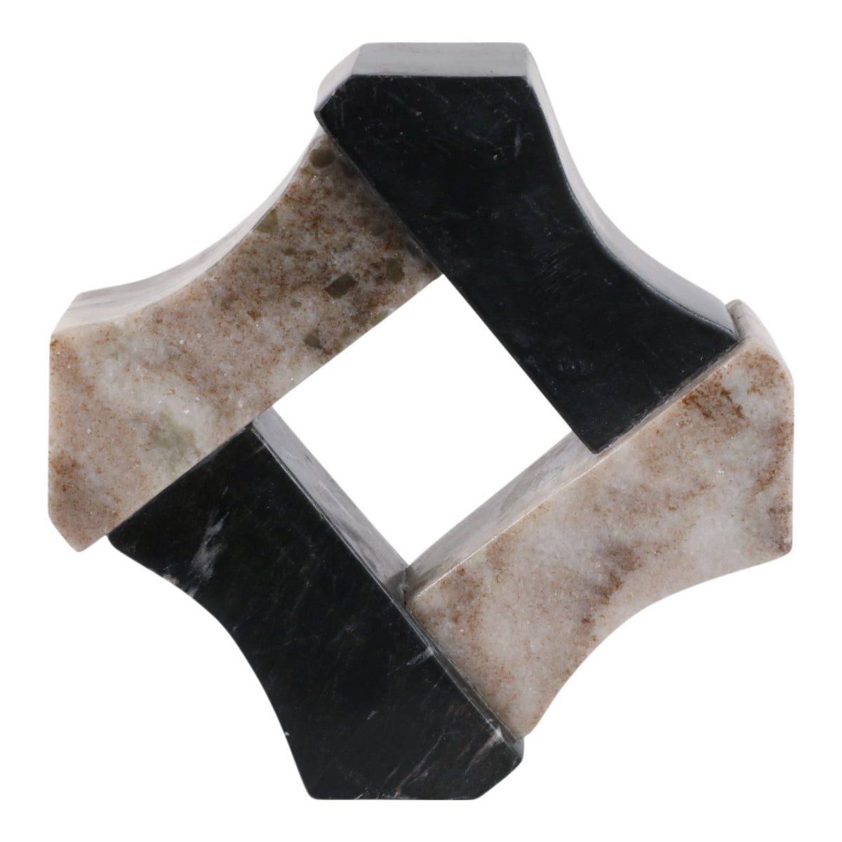 5" LAWRENCE SMALL MARBLE DIAMOND STATUARY Table Decors| Sagebrook Home