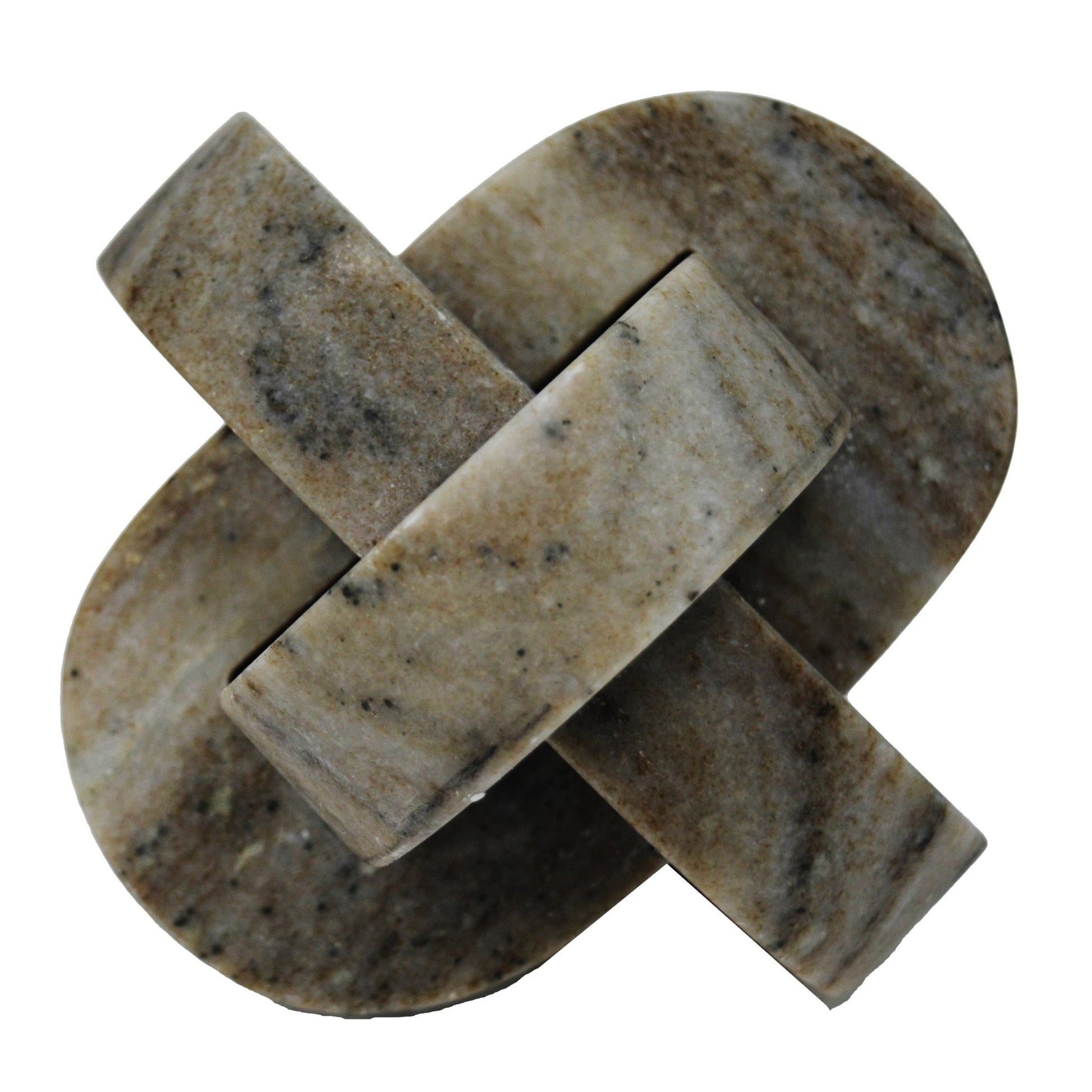 5" Onyx Marble Rounded Knot, Tan Table Decors| Sagebrook Home