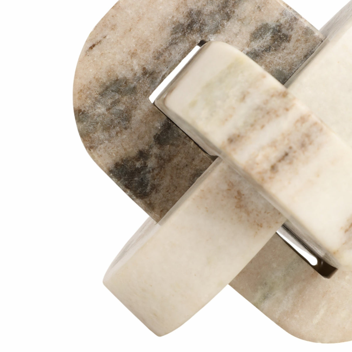 5" Onyx Marble Rounded Knot, Tan Table Decors| Sagebrook Home