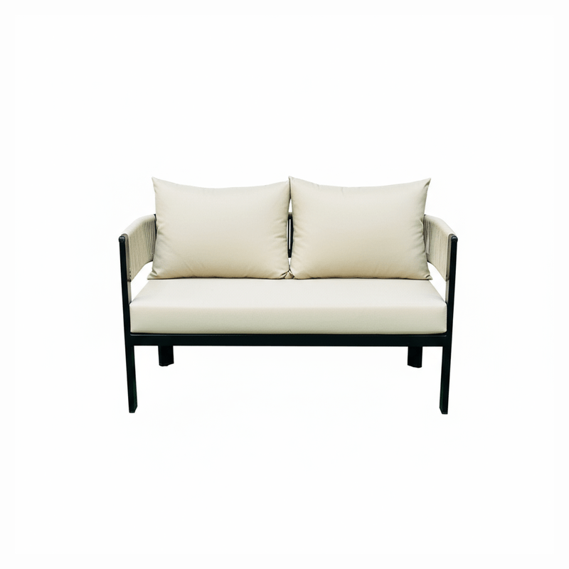 5 - Piece Classic Beige Outdoor Seating Set - Al Rugaib Furniture