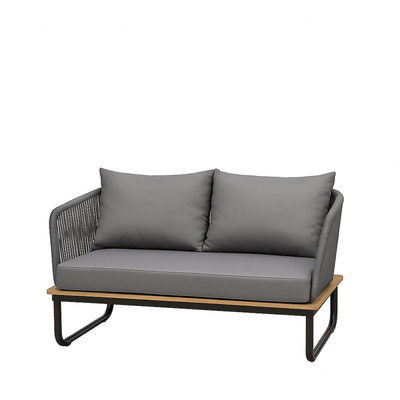 5 - Piece Gray Outdoor Seating Set – Elegant and Modern Design - Al Rugaib Furniture