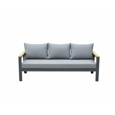 5 - Piece High - Quality Gray Outdoor Seating Set - Al Rugaib Furniture