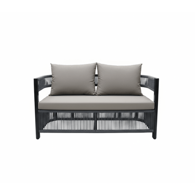 5 - Piece Modern Gray Outdoor Seating Set - Al Rugaib Furniture