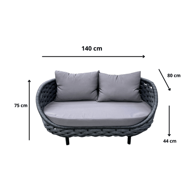 5 - piece outdoor seating set - Al Rugaib Furniture