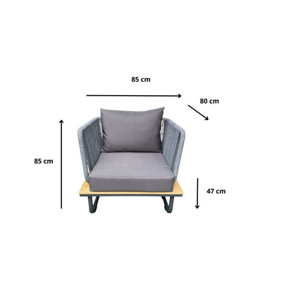 5 - piece outdoor seating set - Al Rugaib Furniture