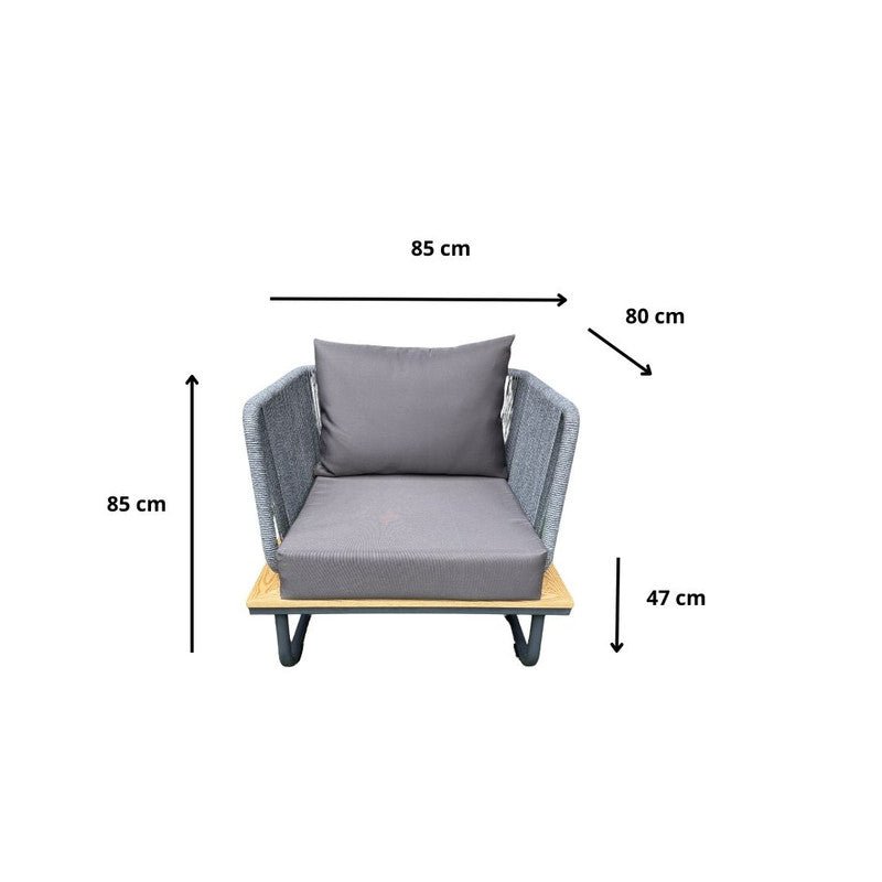 5 - piece outdoor seating set - Al Rugaib Furniture