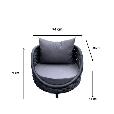 5 - piece outdoor seating set - Al Rugaib Furniture