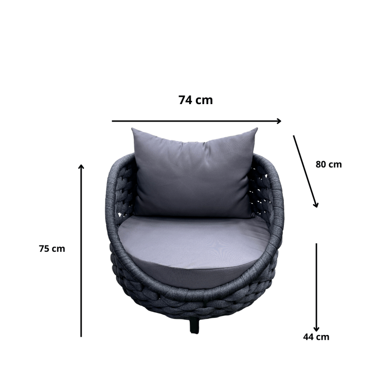 5 - piece outdoor seating set - Al Rugaib Furniture