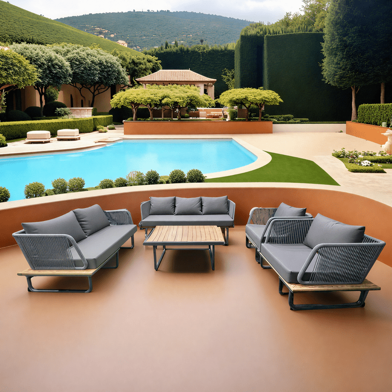 5 - piece outdoor seating set - Al Rugaib Furniture