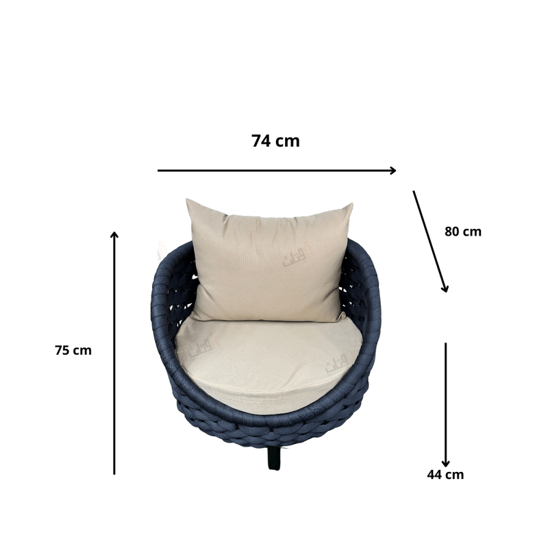 5 - piece outdoor seating set - Al Rugaib Furniture