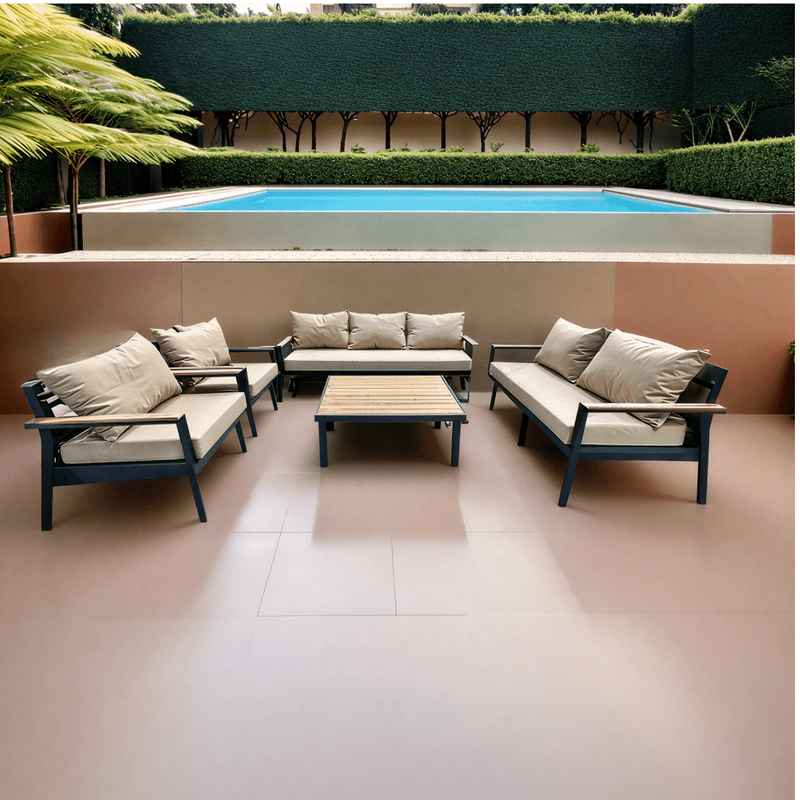 5 - piece outdoor seating set - Al Rugaib Furniture