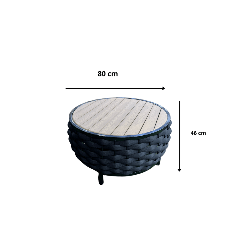 5-piece black outdoor seating set Outdoor Sets| Otath