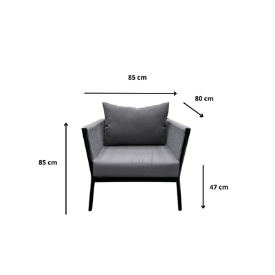 5 - piece outdoor seating set - Al Rugaib Furniture
