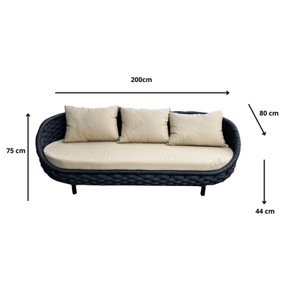 5 - piece outdoor seating set - Al Rugaib Furniture