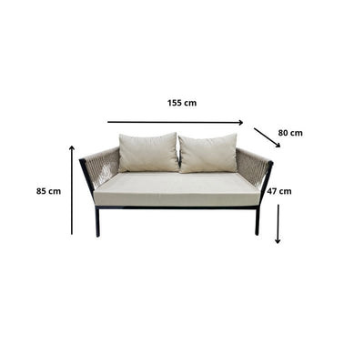 5 - piece outdoor seating set - Al Rugaib Furniture