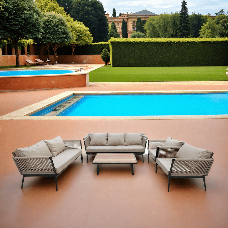 5 - piece outdoor seating set - Al Rugaib Furniture