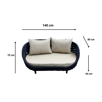 5 - piece outdoor seating set - Al Rugaib Furniture