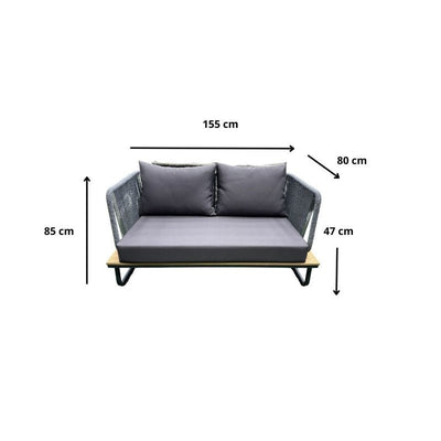 5 - piece outdoor seating set - Al Rugaib Furniture