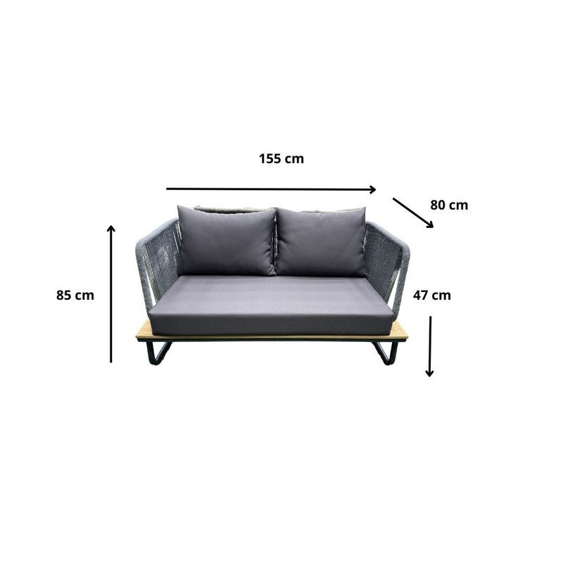 5 - piece outdoor seating set - Al Rugaib Furniture