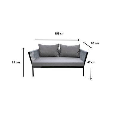 5 - piece outdoor seating set - Al Rugaib Furniture