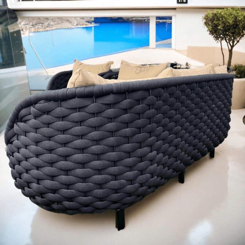 5-piece black outdoor seating set Outdoor Sets| Otath