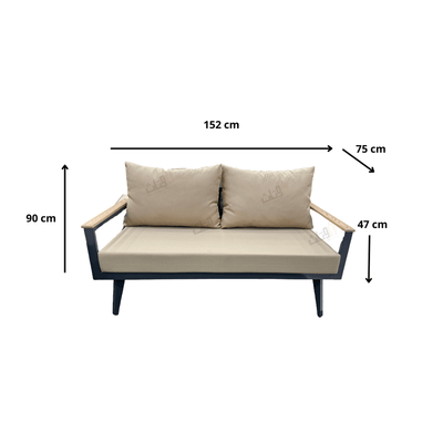 5 - piece outdoor seating set - Al Rugaib Furniture