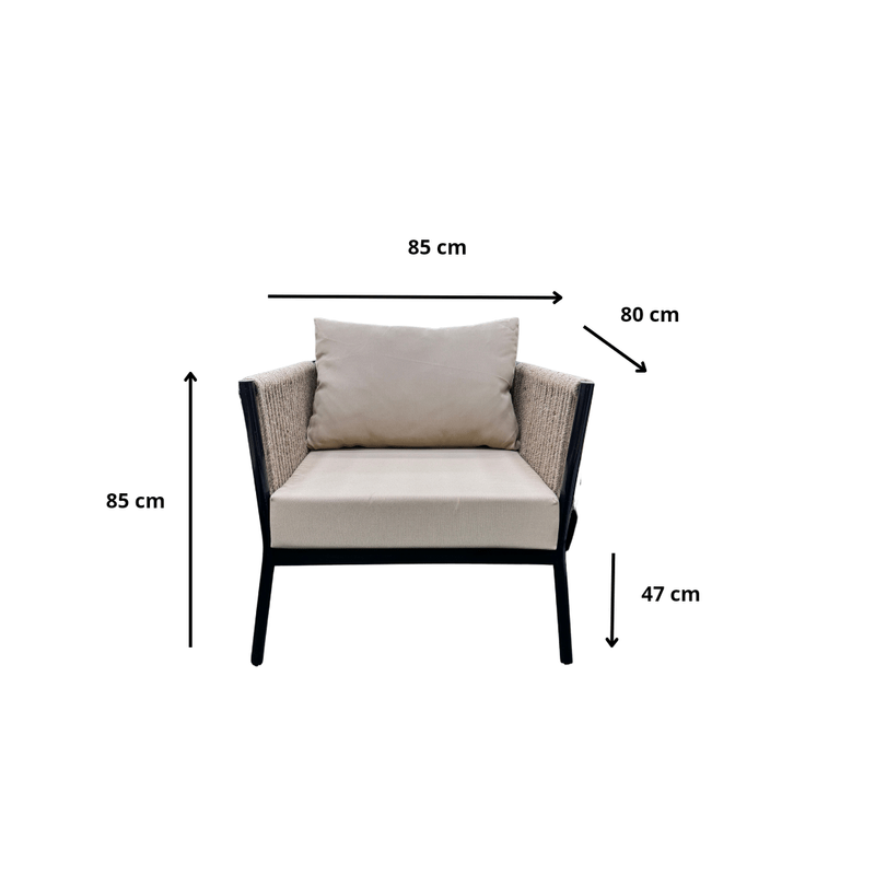 5 - piece outdoor seating set - Al Rugaib Furniture