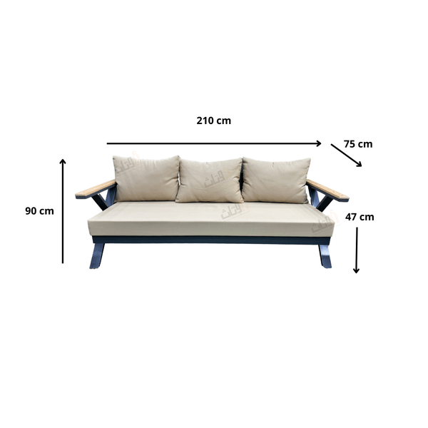 5-piece outdoor seating set-c Outdoor Sets| Otath