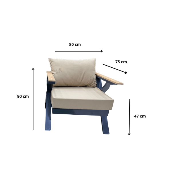 5-piece outdoor seating set-c Outdoor Sets| Otath