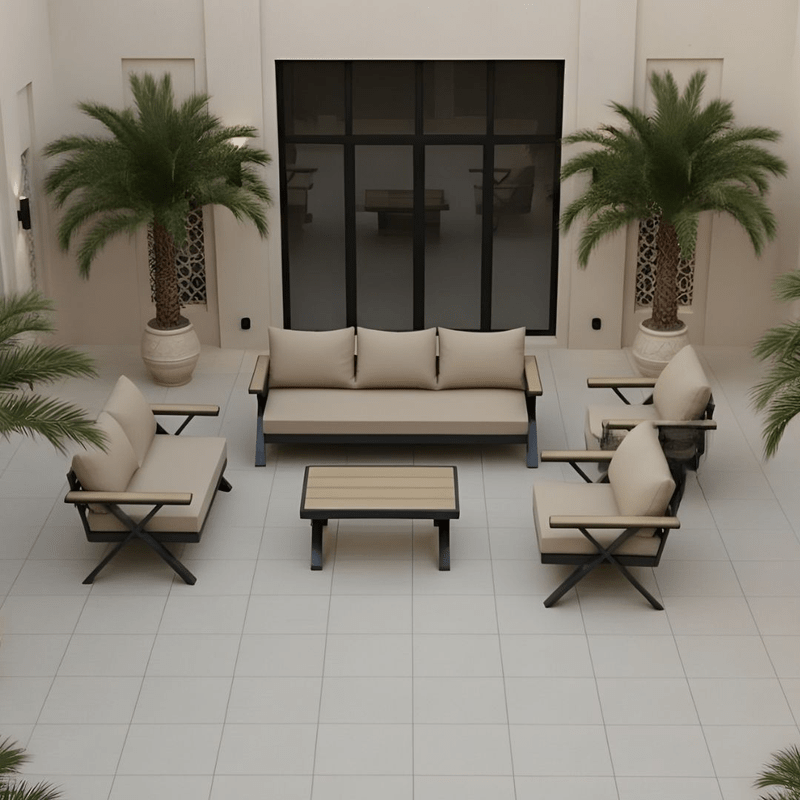 5-piece outdoor seating set-c Outdoor Sets| Otath