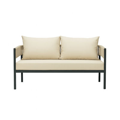 5 - Piece Outdoor Seating Set – Ideal for Garden and Balcony – Beige - Al Rugaib Furniture