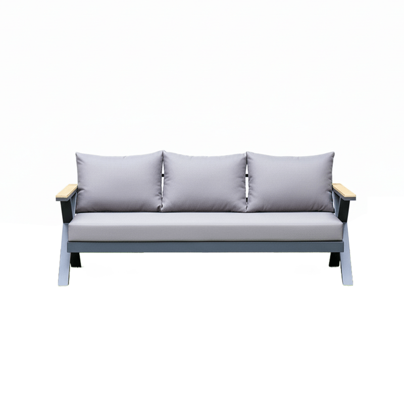 5-Piece Outdoor Seating Set with Elegant Gray Design Outdoor Sets| Otath