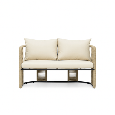 5 - Piece Practical Beige Outdoor Seating Set - Al Rugaib Furniture