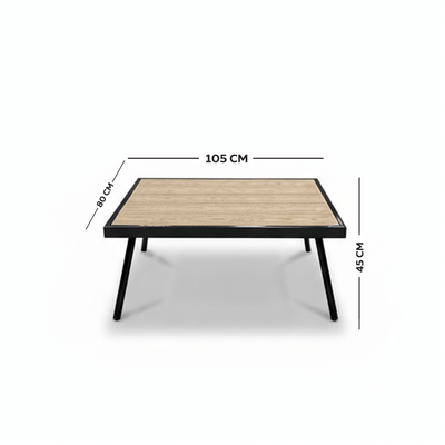 5 - Piece Practical Beige Outdoor Seating Set - Al Rugaib Furniture