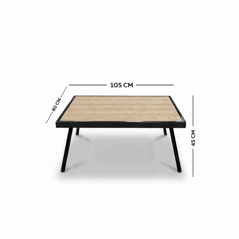 5 - Piece Practical Beige Outdoor Seating Set - Al Rugaib Furniture