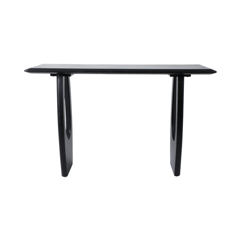 51x32 Modern Mid - century Console Table, Blk 2bxs - Al Rugaib Furniture