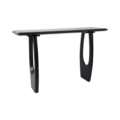 51x32 Modern Mid - century Console Table, Blk 2bxs - Al Rugaib Furniture