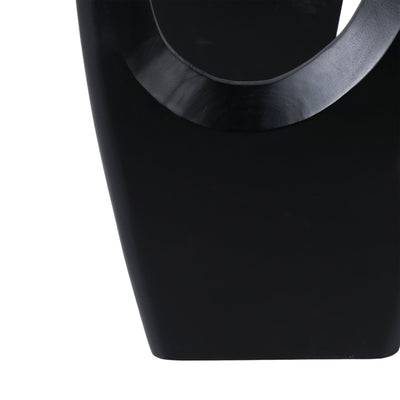 51x32 Modern Mid - century Console Table, Blk 2bxs - Al Rugaib Furniture