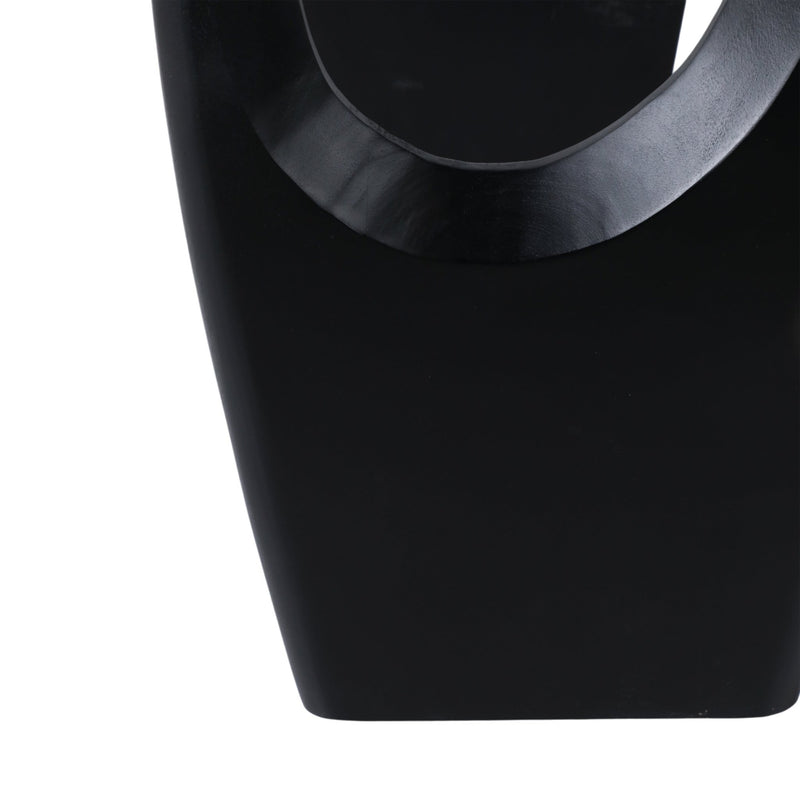 51x32 Modern Mid - century Console Table, Blk 2bxs - Al Rugaib Furniture