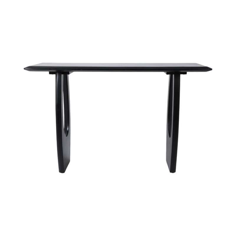 51x32 Modern Mid - century Console Table, Blk 2bxs - Al Rugaib Furniture