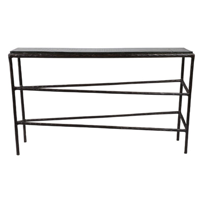 52" Bowman Glass Top Console Table - Al Rugaib Furniture