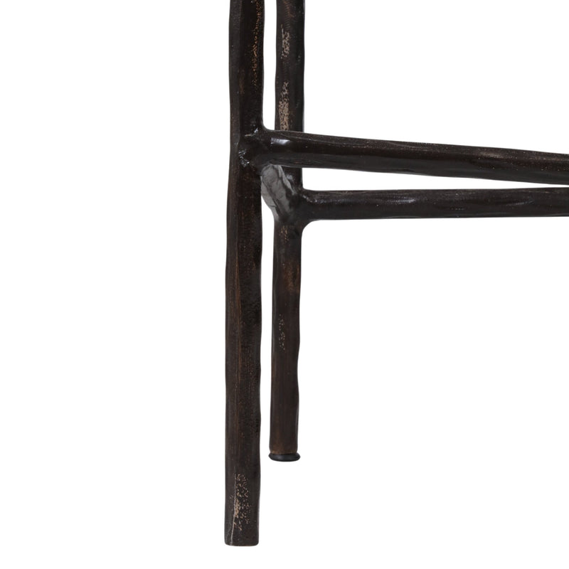 52" Bowman Glass Top Console Table - Al Rugaib Furniture