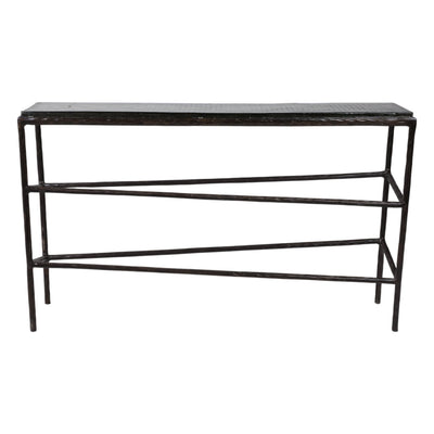 52" Bowman Glass Top Console Table - Al Rugaib Furniture