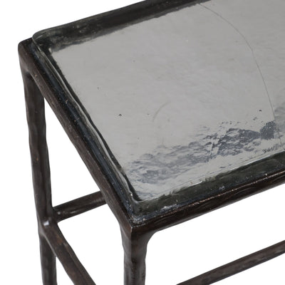 52" Bowman Glass Top Console Table - Al Rugaib Furniture