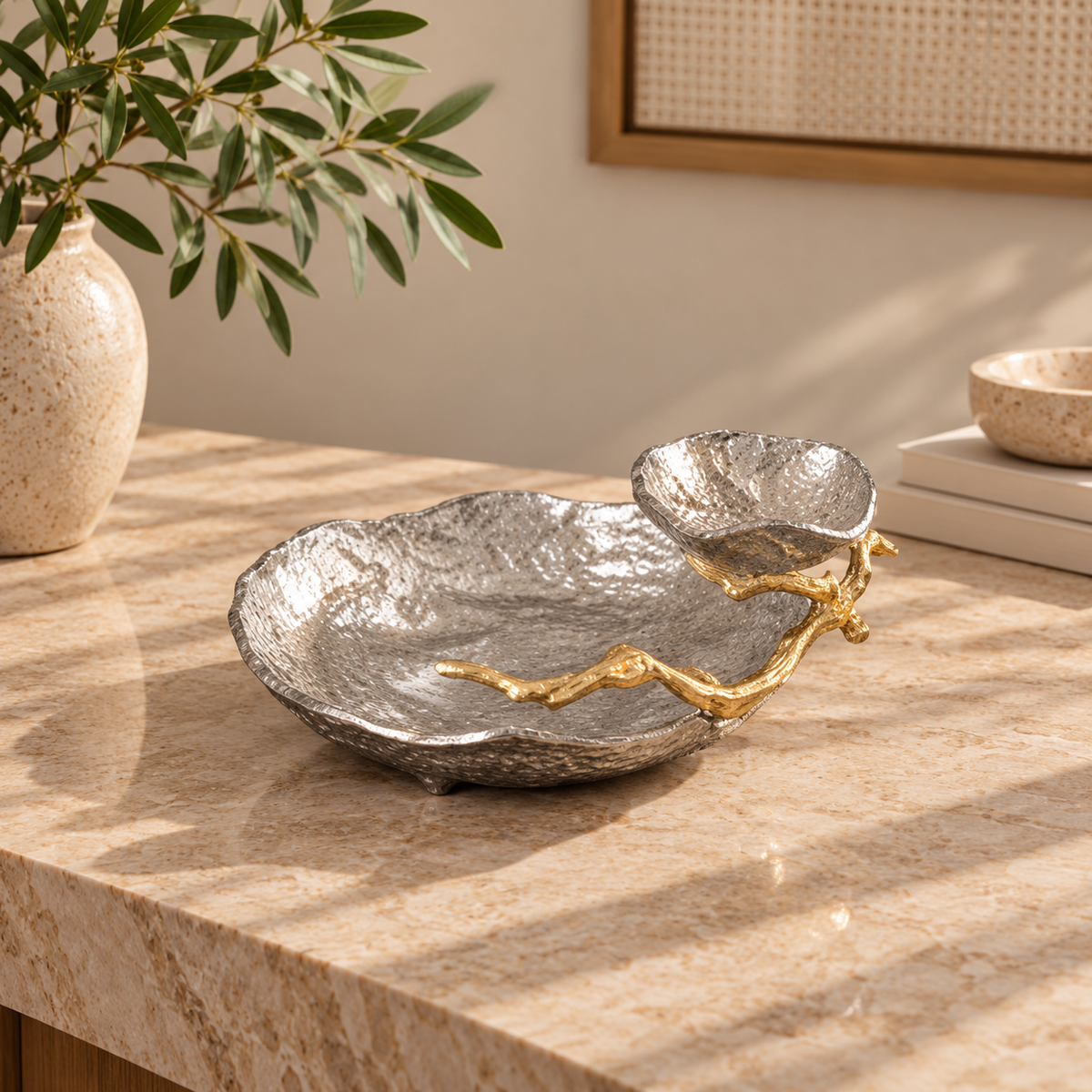 Gold Branch Edge Bowl